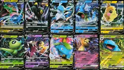 Pokemon TCG S-CHN RR Charizard Mewtwo Gengar Rayquaza VMAX Lot*100 #p JL89 - Image 2