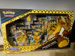 Pokemon TCG Sword & Shield Game Crown Zenith Pikachu VMAX Special Collection Box 820650851889 - Image 1