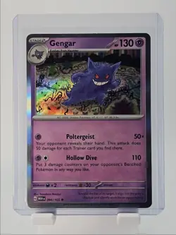 GENGAR 2023 POKEMON SCARLET & VIOLET 151 RARE HOLO A 094/165 Q3687 - Image 1