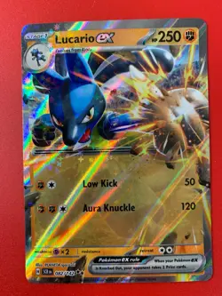 Pokemon TCG Stella Crown Lucario Ex Double Rare Holo 082/142 - Image 1