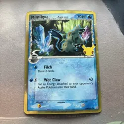 MIMIKYU (DELTA SPECIES) - SWSH136 - HOLO - SWORD & SHIELD PROMO - POKEMON - NM C - Image 1