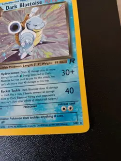 Pokemon Dark Blastoise Team Rocket Holo Rare 3/82 70 HP English 2000 WOTC - Image 5