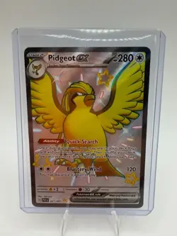 Pidgeot ex 221/091 (NM) - SV: Paldean Fates - Shiny Ultra Rare - Pokemon TCG - Image 1