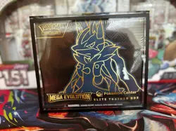 Pokemon TCG Mega Evolution Lucario Sealed Pokemon Center ETB *No Rips* NO case. - Image 1