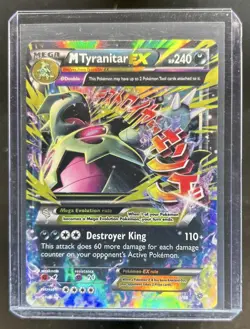 2015 Pokemon XY Ancient Origins Mega Tyranitar Holo #43/98 - Image 1