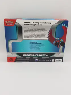 Pokemon TCG Roaring Moon ex Collection Box New Factory Sealed 4 Booster Packs - Image 4
