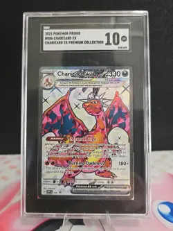 Pokemon 2023 Charizard EX SVP 056 Tera Promo GEM MT SGC 10 - Image 1