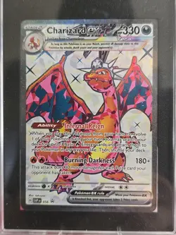 Pokemon 2023 Charizard EX SVP 056 Tera Promo GEM MT SGC 10 - Image 2