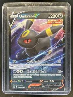 2019-2023 Pokemon SWSH Black Star Promos Umbreon V #SWSH203 - Image 1