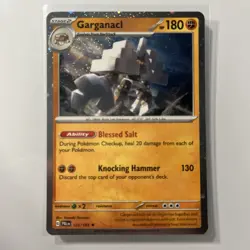 DOUBLE SWIRL Cosmos Holo Garganacl 123/193 Paldea Evolved NM Pokemon - Image 1