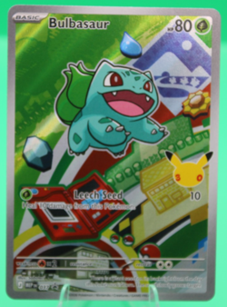 Bulbasaur MEP 037 First Partner Illustration Rare Promo 30th Anniversary Pokemon - Image 1