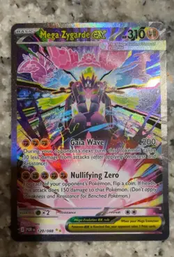 Mega Zygarde EX Pokemon TCG Full Art Special Illustration Rare Perfect Order 12… - Image 1