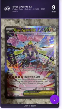 Mega Zygarde EX Pokemon TCG Full Art Special Illustration Rare Perfect Order 12… - Image 3