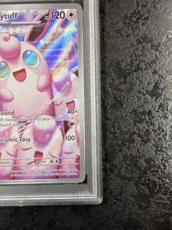 2025 POKEMON PHANTASMAL FLAMES EN WIGGLYTUFF ILLUSTRATION RARE #105 💎PSA 9 - Image 5