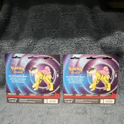 Pokemon TCG Raikou Promo Phantasmal Flames Mega Evolution 2 Packs English - Image 2
