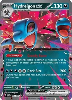 Hydreigon EX #067/086 (White Flare) SV: WHT Pokemon (Double Rare) NM - Image 3