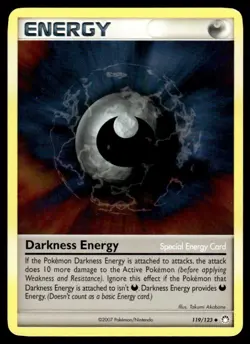 2007 Diamond & Pearl - Mysterious Treasures Darkness Energy Null/Uncommon #119 - Image 1