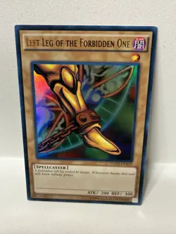 Yu-Gi-Oh! Left Leg of the Forbidden One YGLD-ENA19 Ultra Rare Unlimited NM - Image 1
