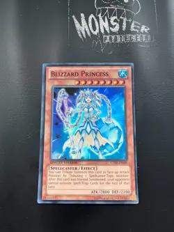 YUGIOH BLIZZARD PRINCESS SUPER RARE CT09-EN009 LIMITED EDITION - Image 1