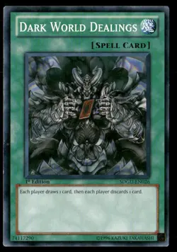 Dark World Dealings Structure Deck: Gates of the Underworld SDGU-EN026 Yugioh LP - Image 1