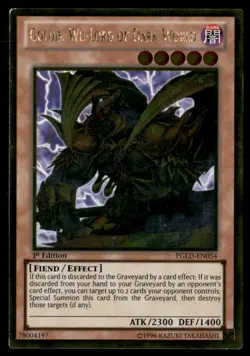 Goldd, Wu-Lord of Dark World Premium Gold PGLD-EN054 Gold Rare Yugioh LP - Image 1
