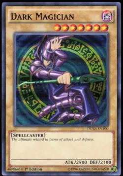 Dark Magician DUSA-EN100 Ultra Rare Duelist Saga Yu-Gi-Oh Near Mint - Image 1
