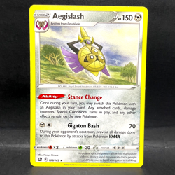 2021 POKEMON BATTLE STYLES AEGISLASH 108/163 (RARE) - Image 1