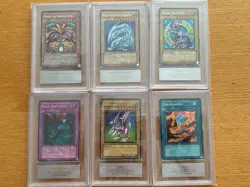 ARS YuGiOh English Promo DDS 6 Card Complete Secret Rare Blue Eyes Dark Exodia - Image 1