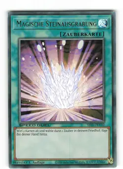 Yugioh MAGISCHE STEINAUSGRABUNG , ss05-dev02 Ultra Rare deutsch NM 1. Auflage - Image 1