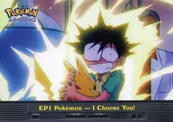 Pokemon EP1 Pokemon - I Choose You! Card Topps Blue Logo - Image 1