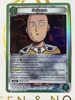 Union Arena One Punch Man - Saitama - Rare Foil - UE06BT/OPM-1-061 - Image 1