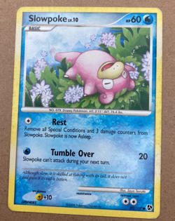Pokemon Slowpoke 82/106 Diamond & Pearl Great Encounters Poke Card LP - Image 1