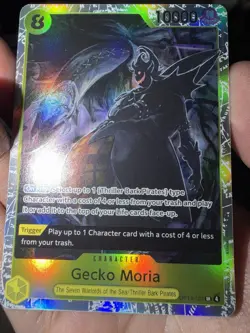 One Piece Card Game Gecko Moria Card OP14-104 SR English - Image 1