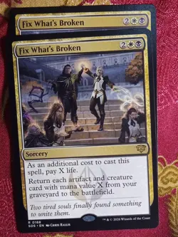 Fix What's Broken x2 Secrets of Strixhaven Magic The Gathering MTG cards - Image 1