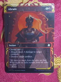 FOIL Mystical Archive Abrade Secrets of Strixhaven Magic The Gathering MTG card - Image 1