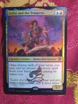 Foil Zaffai and the Tempests Secrets of Strixhaven Magic The Gathering MTG card - Image 1