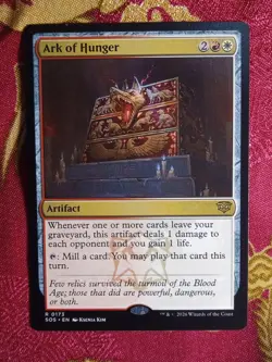 ARK OF HUNGER Secrets of Strixhaven Magic The Gathering MTG red rare card - Image 1