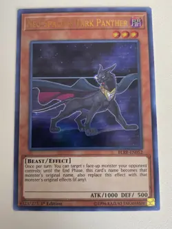 Yugioh - Neo Spacian Dark Panther - 1st Edition Ultra Rare NM - Free Holo Card B - Image 1