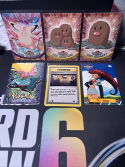 Mixed Pokemon 6 Card Lot - MIXED CONDITIONS - Image 1
