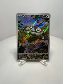 Pokemon TCG Starly 221/198SV01 Scarlet & Violet Illustration Rare Card - Image 1