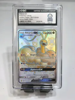Altaria GX #SV77 Shiny Vault Pokemon Card - CGC World Record Holder – Pop 1 - Image 1