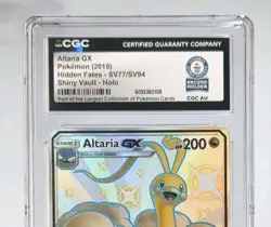 Altaria GX #SV77 Shiny Vault Pokemon Card - CGC World Record Holder – Pop 1 - Image 2