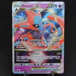 Deoxys VSTAR SWSH268 Black Star Promo Holo Full Art Pokemon TCG Card - Image 1