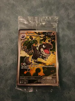 Tyrunt 070 Promo Card SEALED Prefect Order Etb Promo Full Art NM - Image 1