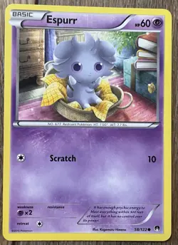 Pokemon Espurr & Meowstic Card Lot (3 Cards) - Image 4