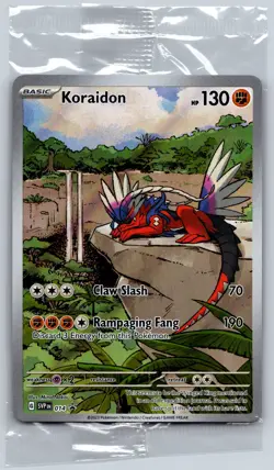 Koraidon 014 Sv: Scarlet & Violet Promo Cards Holo Sealed - Image 1