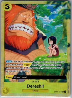 Dereshi! (Premium Collection Vol. 4-) OP09-117 English - One Piece Card - NM - Image 1