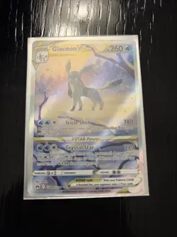 Pokemon Glaceon VSTAR Ultra Rare Full Art Holo Card GG40/GG70 Crown Zenith Vstar - Image 3