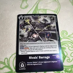 Bandai Rivals' Barrage ST14-12 Rare Option Beelzemon Digimon Card - Image 5