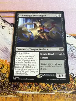 Scheming Silvertongue - Secrets of Strixhaven - SOS R 0099 - Image 2
